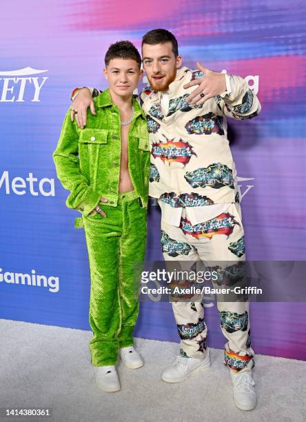 Javon Walton and Angus Cloud attend Variety's 2022 Power of Young Hollywood celebration presented by Facebook Gaming on August 11, 2022 in Hollywood,...
