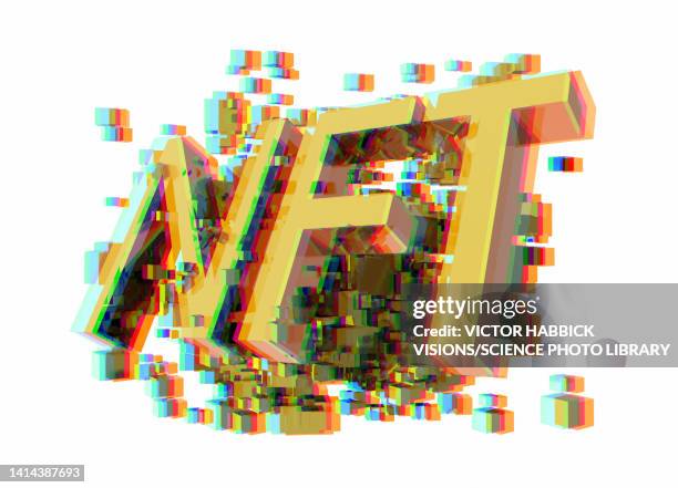 nft, illustration - data collection stock illustrations