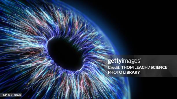 constricted eye, illustration - narrow stock illustrations