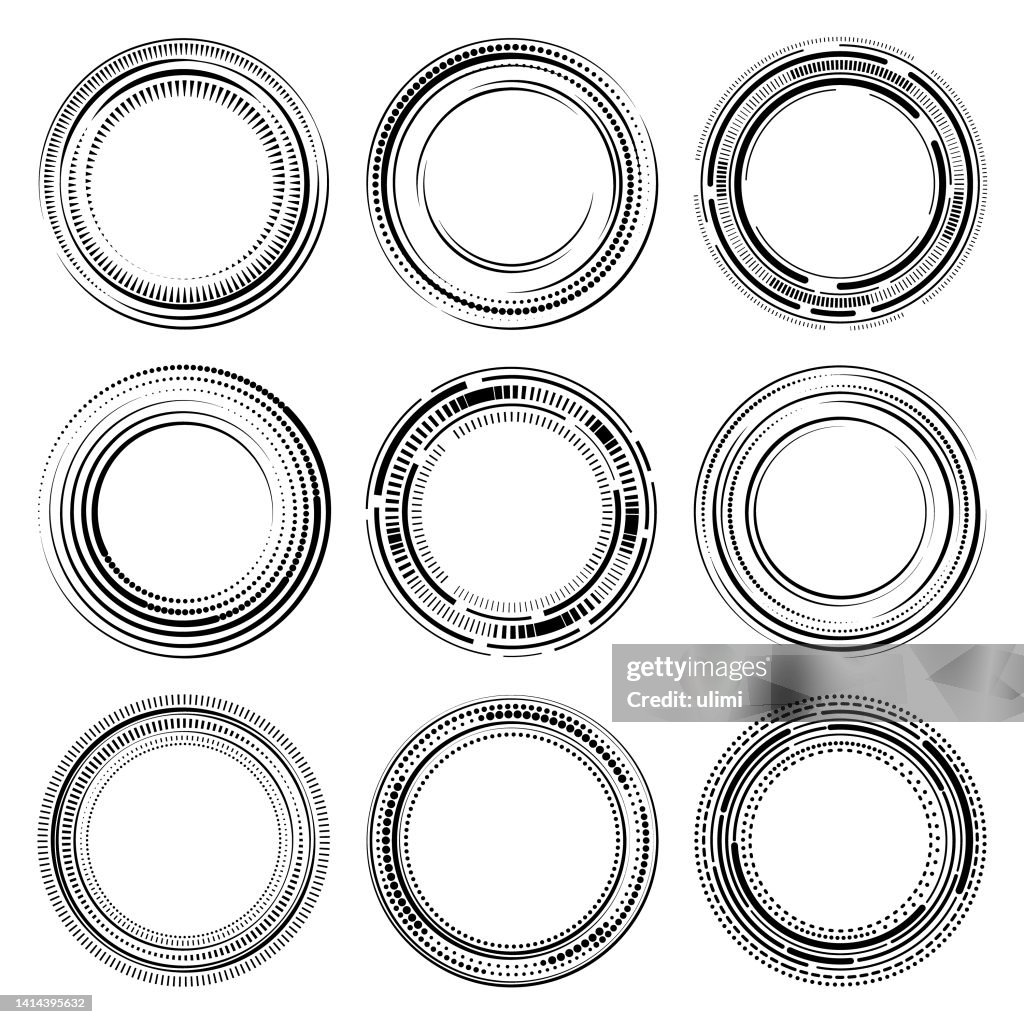 Design Incircle Circle Design Elements High-Res Vector Graphic - Getty Images