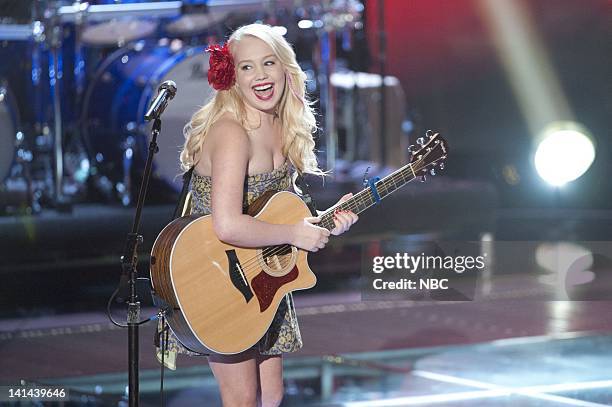 Episode 201 -- Pictured: Raelynn -- Photo by: Lewis Jacobs/NBC