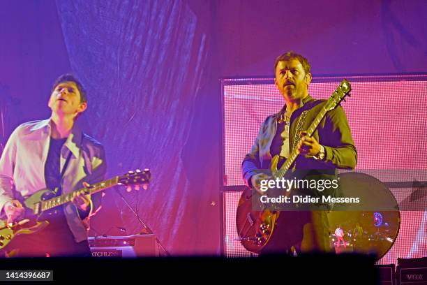 Caleb Followill of Kings of Leon performs on day two of Sziget Festival 2022 on Óbudai-sziget Island on August 11, 2022 in Budapest, Hungary