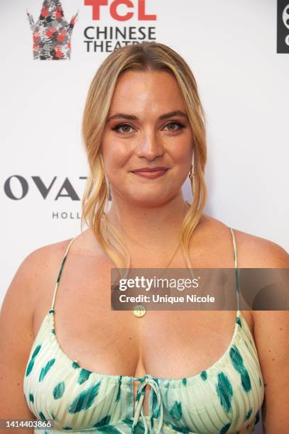 Kelsey Bollig attends the 2022 HollyShorts Film Festival opening night celebration at TCL Chinese Theatre on August 11, 2022 in Hollywood, California.