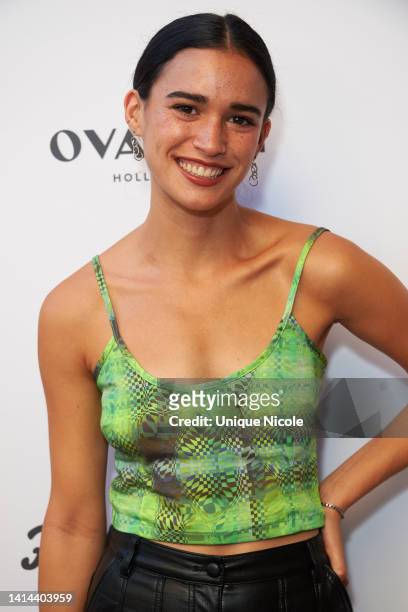 Emma Pasarow attends the 2022 HollyShorts Film Festival opening night celebration at TCL Chinese Theatre on August 11, 2022 in Hollywood, California.