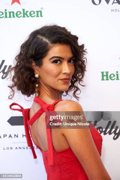 Lisette Olivera attends the 2022 HollyShorts Film Festival opening night celebration at TCL Chinese Theatre on August 11, 2022 in Hollywood,...