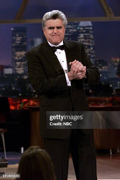 Episode 1751 -- Pictured: Host Jay Leno during the monologue on December 31, 1999 -- Photo by: NBC/NBCU Photo Bank
