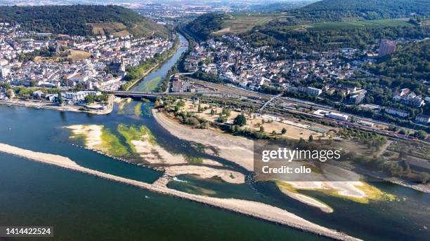 nahe and rhine river - bingen, germany - scarce stock pictures, royalty-free photos & images