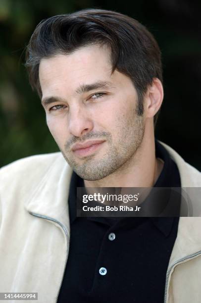 French Actor Olivier Martinez, is co-starring in the new movie 'Unfaithful', in photo taken April 14 2002 in Beverly Hills, California.