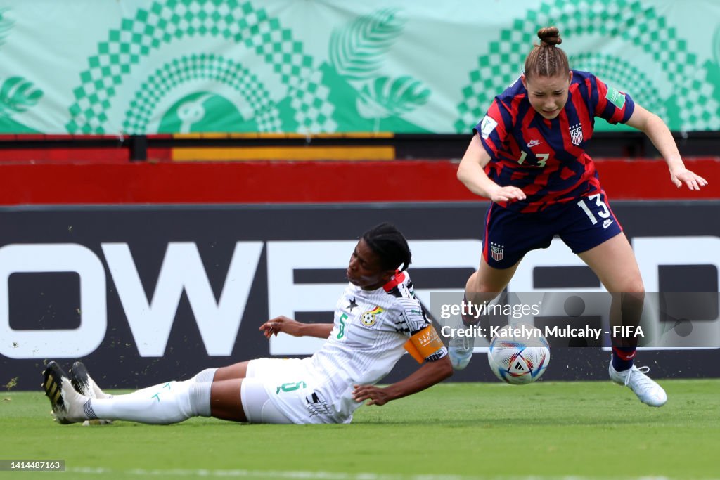Ghana v USA: Group D - FIFA U-20 Women's World Cup Costa Rica 2022