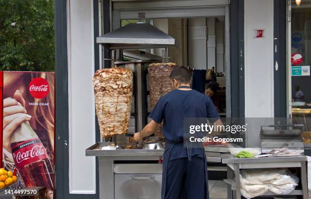doner kebab, istanbul - kebab stock-fotos und bilder