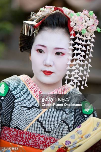 Geisha in the Gion District of Kyoto, Japan f.