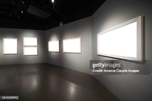Empty Colour Frame 515 3d Empty Gallery Stock Photos, High-Res Pictures, and Images ...