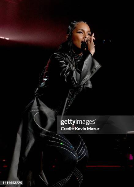 Alicia Keys performs onstage at Radio City Music Hall on August 12, 2022 in New York City.
