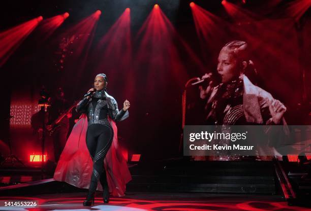 Alicia Keys performs onstage at Radio City Music Hall on August 12, 2022 in New York City.