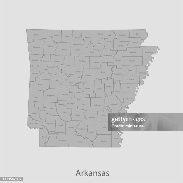 1,703 Arkansas Counties Map Stock Photos, High-Res Pictures, and Images