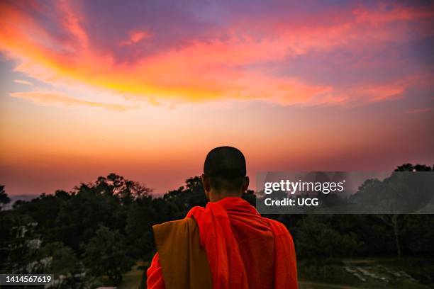 Cambodia. Monk in Siem Reap. Cambodia.