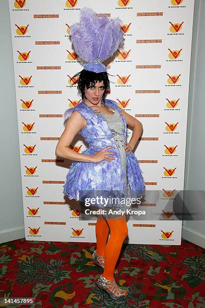 Katie Karel attends the opening night of "Lucky Duck" at The New Victory Theater on March 16, 2012 in New York City.