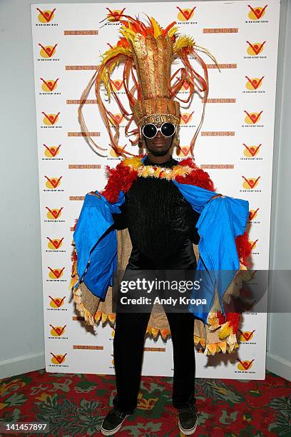 Tosin Morohunfola attends the opening night of "Lucky Duck" at The New Victory Theater on March 16, 2012 in New York City.