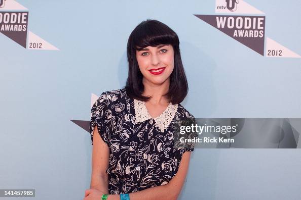 Kimra Castleton Musician Kimbra poses backstage during the 8th Annual mtvU Woodie ...