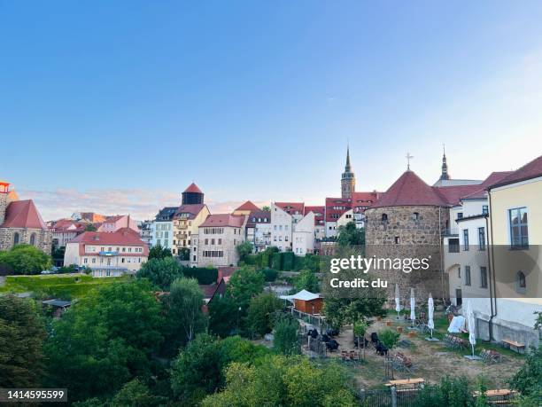 bautzen, historic cityscape - bautzen stock pictures, royalty-free photos & images