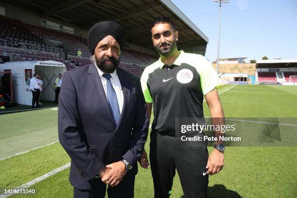 Referee Sunny Gill, who will officiate his first EFL match and become the first British South Asian referee since his father Jarnail Singh 10 years...