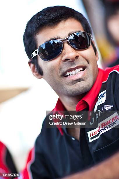 Karun Chandhok of India, driver of the JRM HPD ARX 03a - Honda during the 2012 World Endurance Championship - 12 Hours Of Sebring at Sebring...