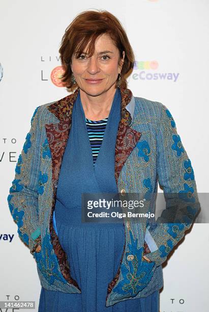 Diana Quick attends Pad Yatra: A Green Odyssey - gala screening held at BAFTA on March 16, 2012 in London, England.