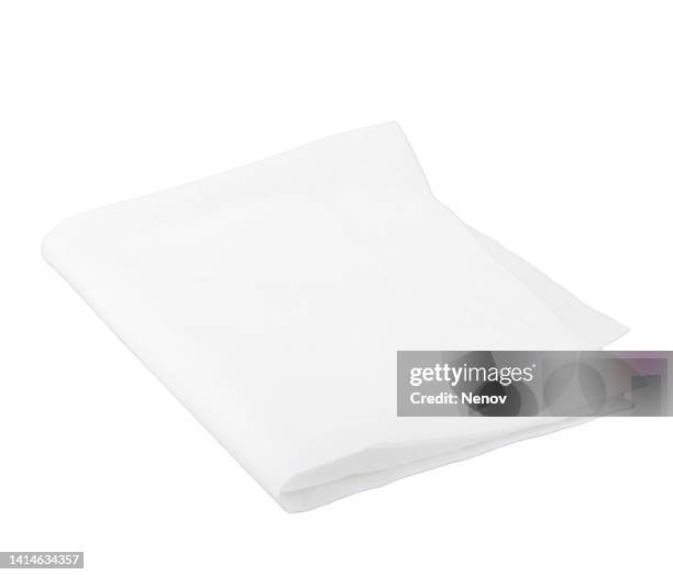 image of wet antibacterial wipes isolated on white background - wet wipe stock pictures, royalty-free photos & images