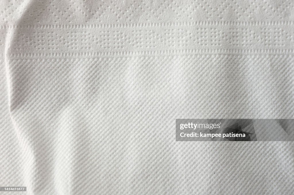 White Kitchen Paper Towel Texture Background
