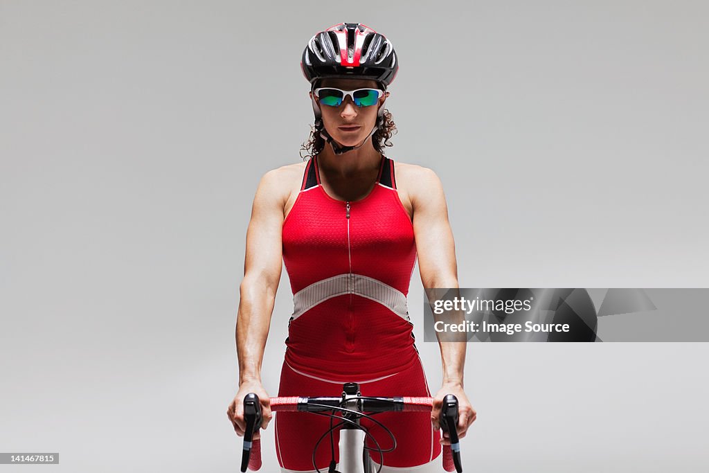 Female cyclist