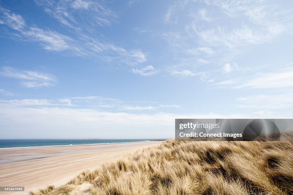 Beach at Bamburgh, Northumberland, UK