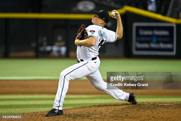 Relief pitcher Mark Melancon of the Arizona Diamondbacks pitches against the Pittsburgh Pirates in the ninth inning of the MLB game at Chase Field on...