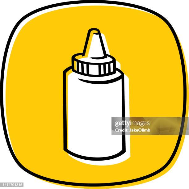 mustard doodle 2 - mustard sauce stock illustrations