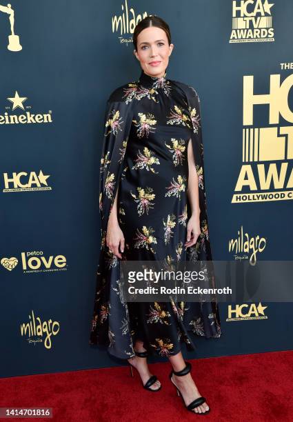 Mandy Moore attends the Red Carpet of the 2nd Annual HCA TV Awards - Broadcast & Cable at The Beverly Hilton on August 13, 2022 in Beverly Hills,...