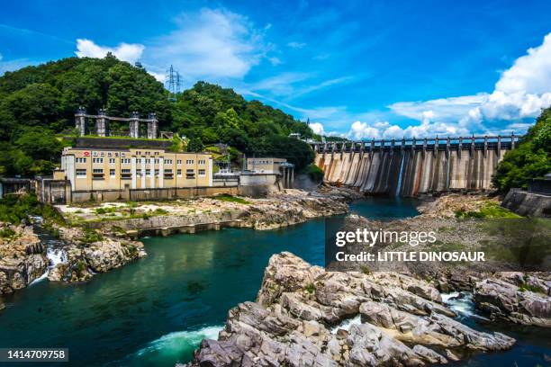 ooi hydroelectric power plant - ena gifu stock pictures, royalty-free photos & images