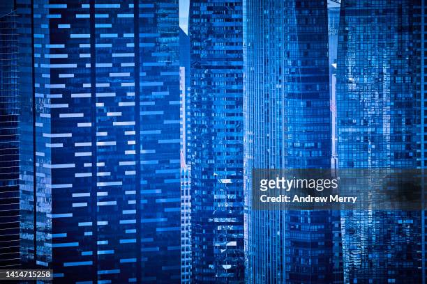 blue abstract financial glass skyscraper close up - generic location stock pictures, royalty-free photos & images