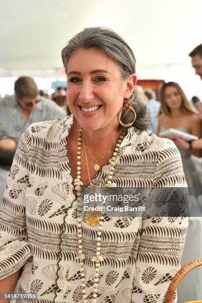Jane Green attends the Authors Night with The East Hampton Library at The East Hampton Library on August 13, 2022 in East Hampton, New York.