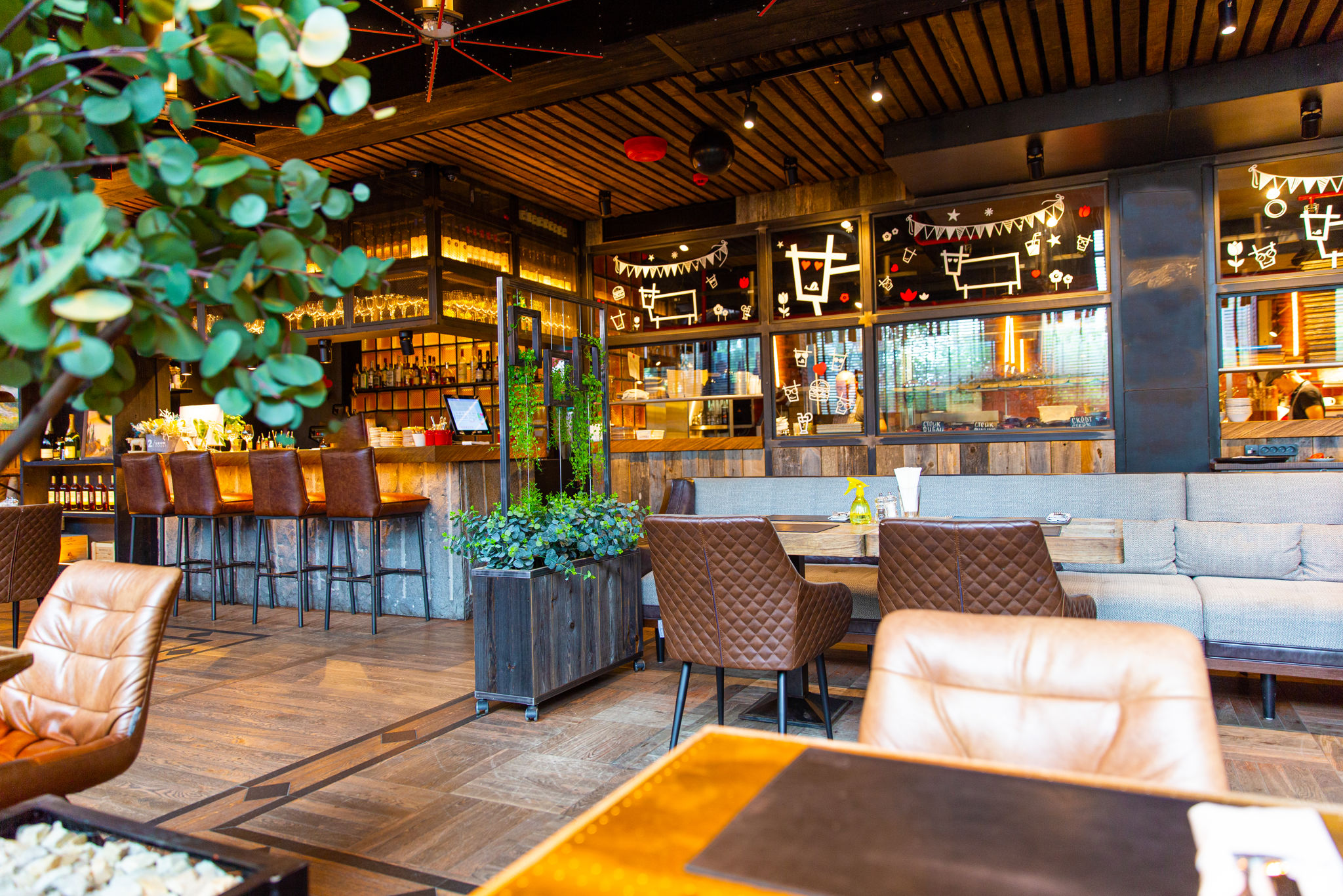 cozy pub interior