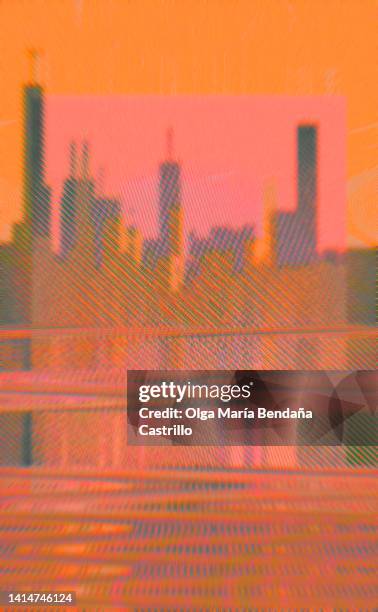 golden city - golden hour stock illustrations