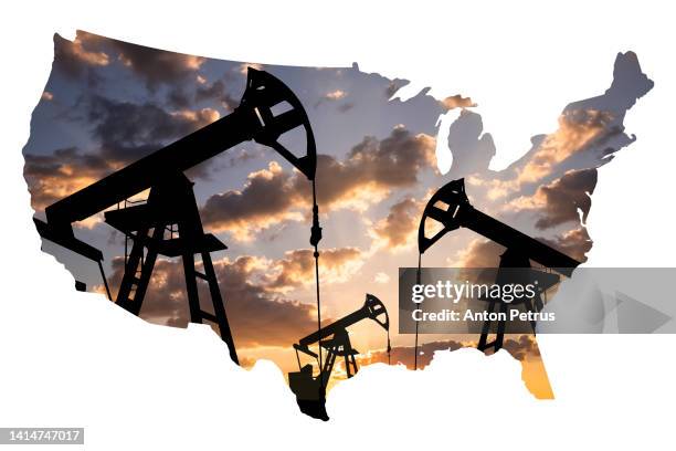 Oil Rigs Usa Map 111 Rig Map Stock Photos, High-Res Pictures, and Images - Getty Images