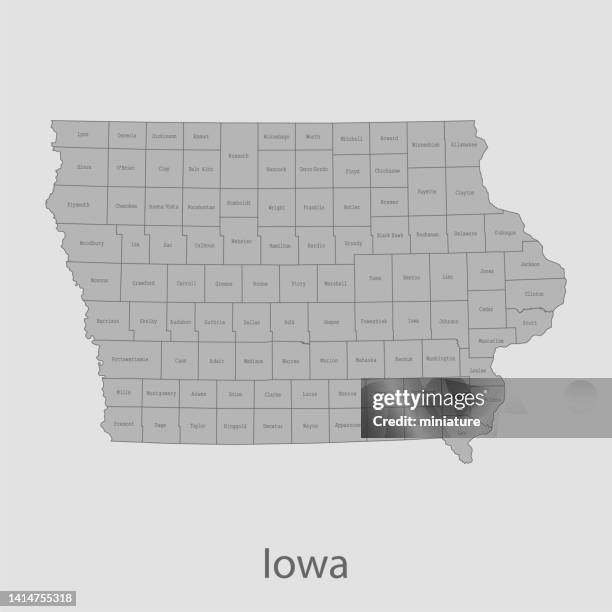 Iowa Map High-Res Vector Graphic - Getty Images