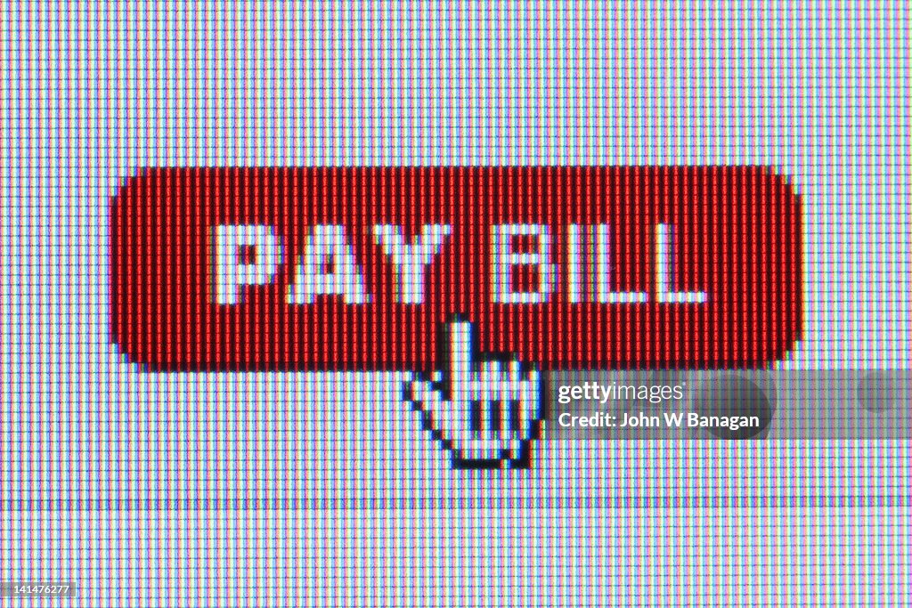 Pay Bill, internet graphic sign