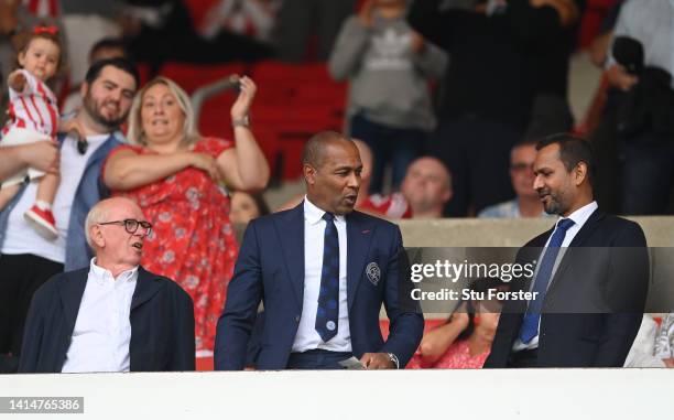 Director of Football and former Newcastle striker Les Ferdinand looks on during the Sky Bet Championship between Sunderland and Queens Park Rangers...