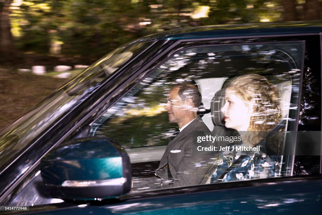 Prince Charles Attends Crathie Kirk Church