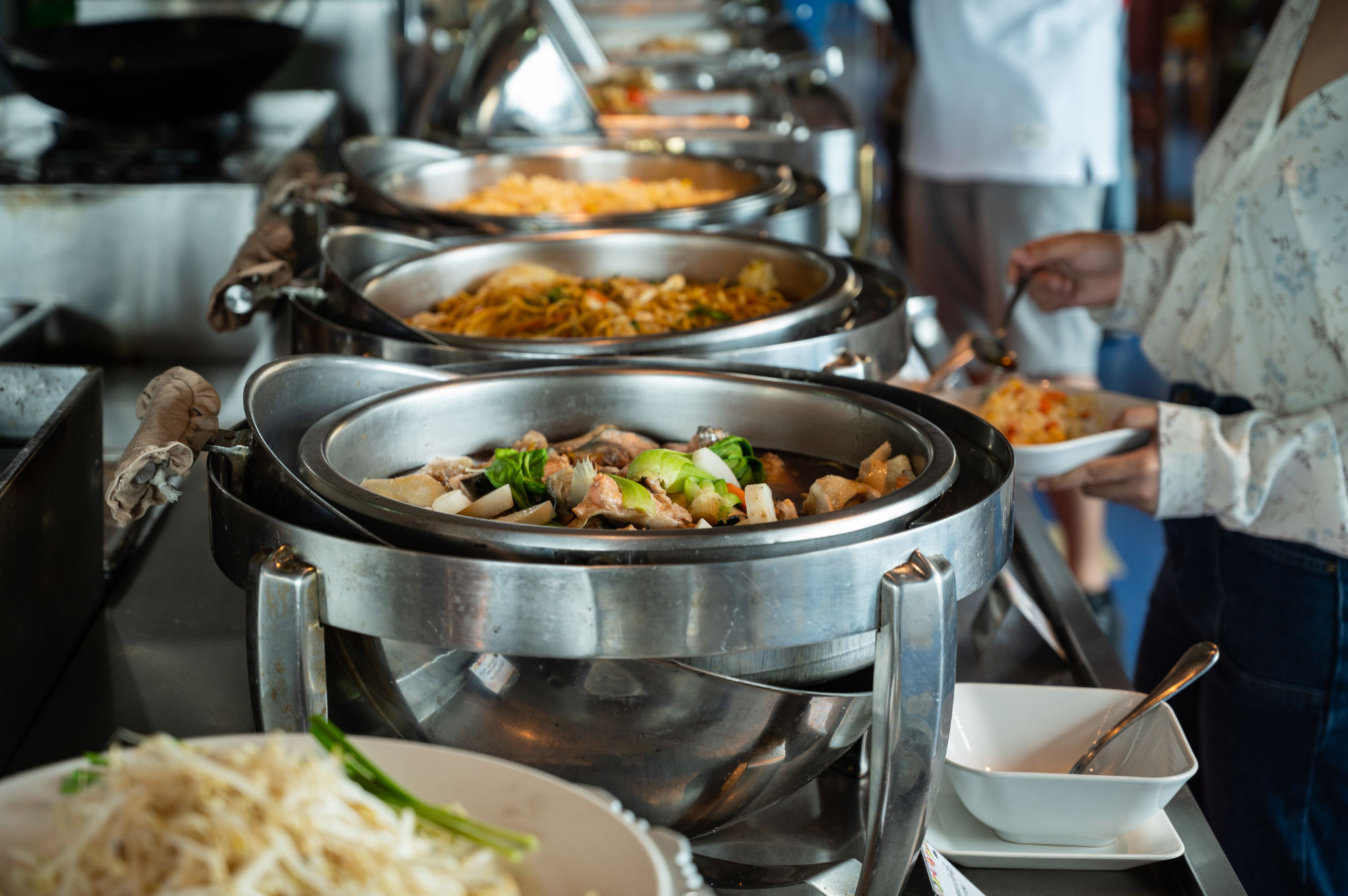 buffet food, catering food party at restaurant, mini canapes, snacks and appetizers buffet food, catering food party at restaurant, mini canapes, snacks and appetizers