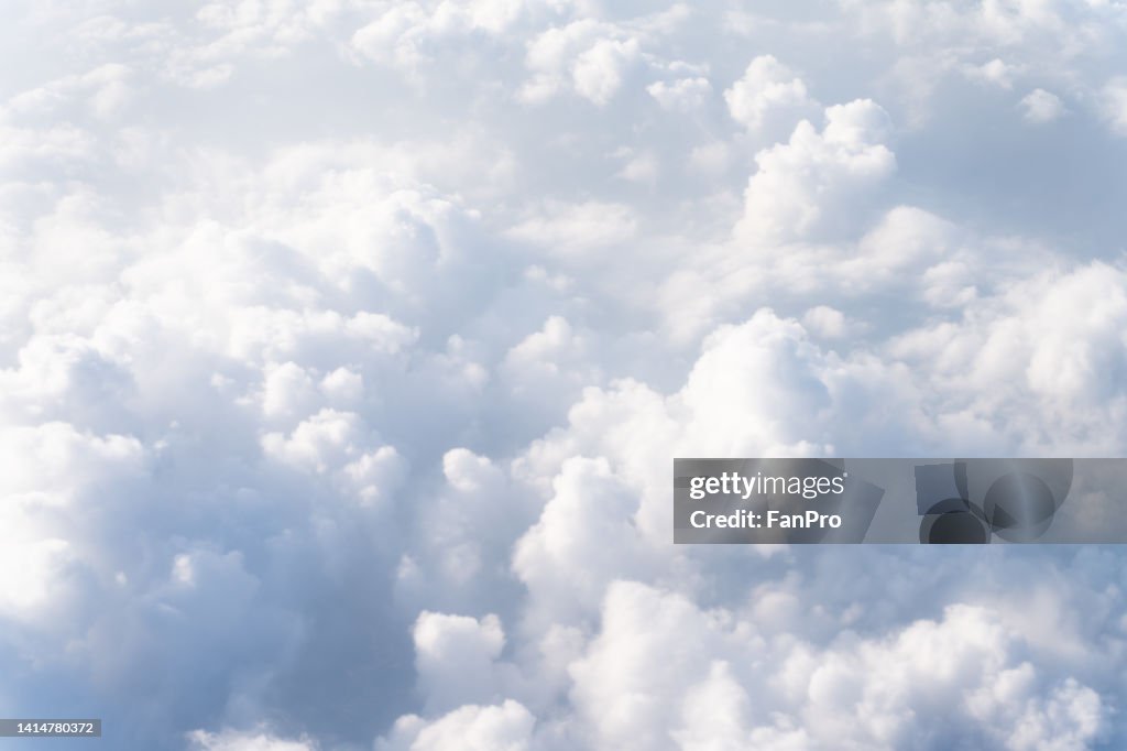 Clouds seen from a plane