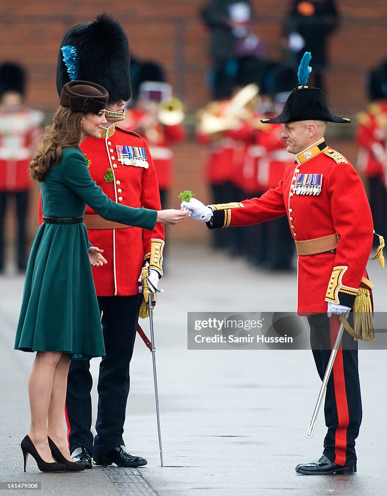 Catherine, Duchess of Cambridge Visits Aldershot Army Barracks
