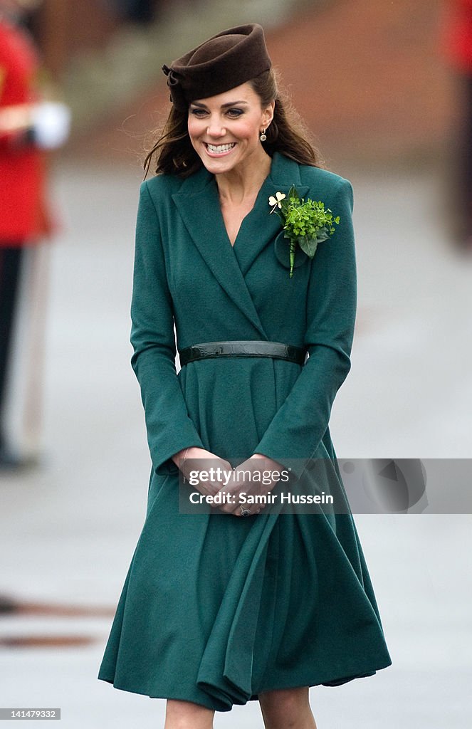 Catherine, Duchess of Cambridge Visits Aldershot Army Barracks