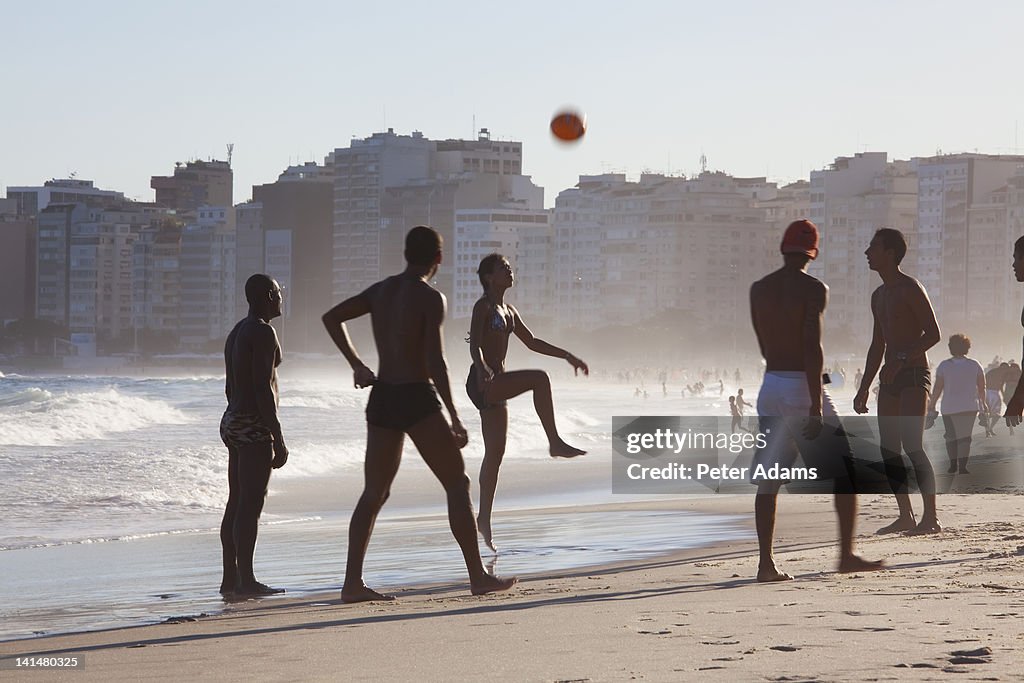 Beach Soccer Football, Copacabana, Rio de Janeiro