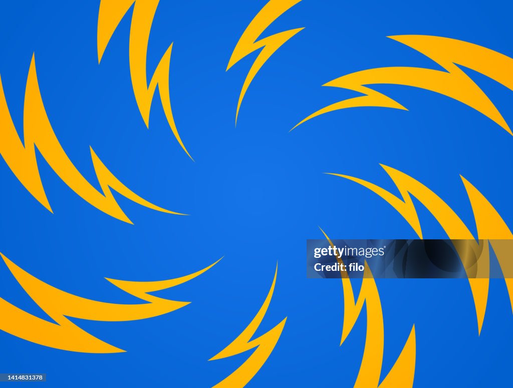 Lightning Bolt Zap Background